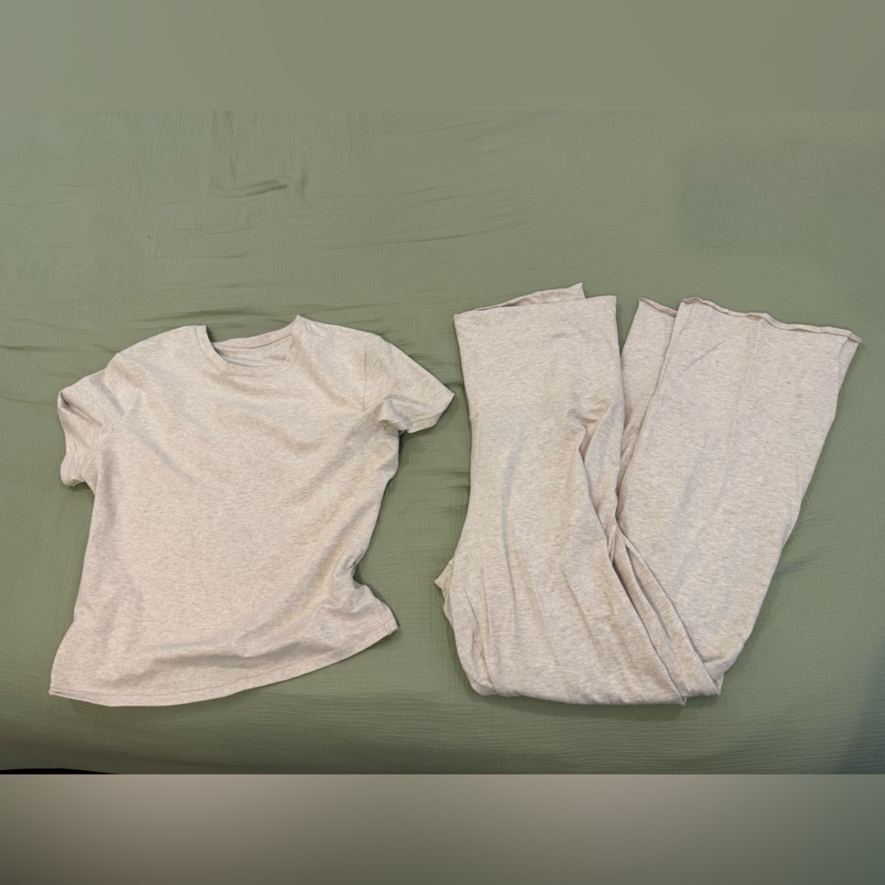 Pumiey 2 piece cotton set (Oatmeal)